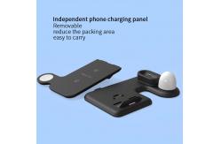 China 3 In 1 15W Wireless Charger Dock Station LED Light Fast Charging supplier