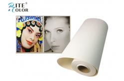 China Ink Jet Matt Polyester Canvas Rolls 260gsm 300d * 600d Density For Printing supplier
