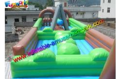 China Waterproof Inflatable Playground 0.55mm PVC Tarpaulin Obstacle Course Inflatable supplier