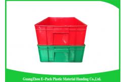 China Top Plastic Solid Stacking Storage Bins , Agriculture Large Plastic Storage Boxes supplier