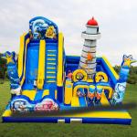 Commercial Sea Theme Playground Inflatable Combo Game bouce slide climbing
