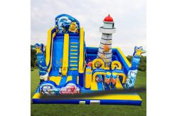 China Commercial Sea Theme Playground Inflatable Combo Game bouce slide climbing supplier