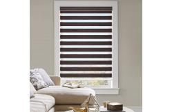 China 100% Polyester Double Blockout Blinds Sunscreen Zebra Blinds Fabric supplier