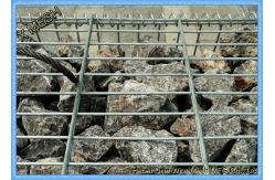 China Zinc Coated Welded Gabion Baskets , Stone Filled Wire Cages Square /  Rectangular Hole supplier