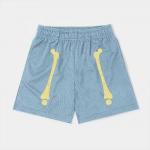Custom Summer Breathable Shorts Skull Print Logo Clothing Manufacturer Basketball Embroidered Double Layer Mesh Shorts for Men for sale
