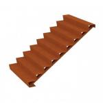 Modern Corten Steel Stairs for Outdoor & Indoor Spaces for sale