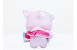 China Machine Washable Plush Pet Toys Soft Feeling Pink Pig Design Customized Logo supplier