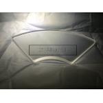 Fan Shaped Sector Sapphire Lens Optical Window Glass 6.25mm Thickness 9.0 Hardness for sale