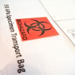 Virgin LDPE Slider Seal 95kpa Biohazard Bag Flexo Printing for sale