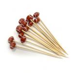 Disposable Football Bamboo Food Picks Fancy Cocktail Toothpicks Party Supplies for sale