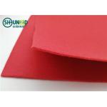 Red Non Woven Needle Punch Needle Fabric Felt Pad For Floor Folding Screen for sale