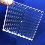 CNC Finishing Custom High Temperature Quartz Slotted Polishing Scrub Sheet for sale