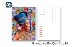 China Egypt Scenery 3D Lenticular Postcards Picture UV Offset Printing Gift Usage supplier