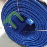 Grey Color 16mm Stainless Steel Wire Core Polyester Rope With Customized Color for sale
