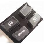 30 Shore A Painted Silicone Rubber Keyboard For Automotive Electronic Control