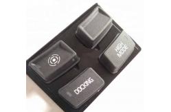 China 30 Shore A Painted Silicone Rubber Keyboard For Automotive Electronic Control supplier