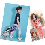 Boys Lovely Kids Hard Case Luggage EVA Material Black / Red / Blue Color for sale
