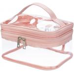 Double Layer Clear Cosmetic Bag Makeup Bag Waterproof Travel Toiletry Bag for sale