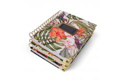 China Spiral Bound Hardcover Planner Printing 174x214mm wire binding supplier