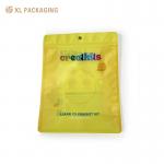 Self Sealing Mylar Zipper Bag Plastic Stand Up Packaging Bag Customized Logo Printed for sale