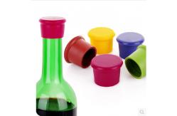 China OEM Non Toxic Reusable Silicone Wine Bottle Caps supplier