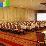 Top Hung Sound Proof Partitions Folding Wooden Dividers Acoustic Movable Partition For Conference Center for sale