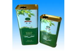 China 2L Virgin Olive Oil Tin Cans Rectangular Packaging Tin Can supplier