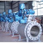 DN 50 - 1000 mm Motorized Flanged Globe Valve / Spherical Valve for high head hydro turbine for sale