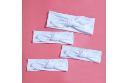 China Custom Soft White Sublimation Infant Headbands Hair Bows Fashion Women Headbands supplier