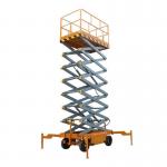 6m 500kg Hydraulic Mobile Scissor Lifting Platform Aerial Lift Platform for sale