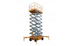 China 6m 500kg Hydraulic Mobile Scissor Lifting Platform Aerial Lift Platform supplier