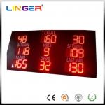 Linger Strong Stability Led Electronic Cricket Scoreboard With Waterproof Cabinet for sale