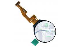 China RGH 1.09 Inch Round Circular LCD Display Panel Brightness 420cd/M2 supplier