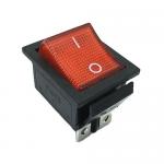 China Manufacturers Rocker Button Switch Toggle Switch KCD4 ON-OFF 6 Pins With Red Light 16A 250V for sale