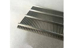 China Johnson Wedge Wire Screen Profile V Wire Continuous Slot Panel Wastewater Applied supplier