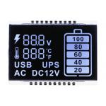 Pin Connector Monochrome LCD Display Custom Size VA Black White Display for sale