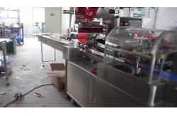 China CE Wet Tissue Packing Machine 350mm 100bags/min Servo Driven supplier