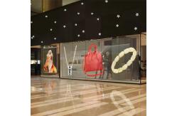 China MQ10-10 Curtain Wall Flexible Transparent Led Screen Wan 1920Hz supplier