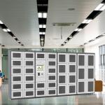 Formal Shoes Automated Locker System 23 Advertisement Screen Control Cabinet