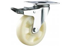 China 3/4/5 Inch Thread Stem PP Casters supplier