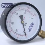 100mm Water General Commercial Pressure Gauge Manometer Bottom Mount for sale
