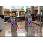 Biometric Automatic Rotate Tripod Turnstile Gate Half Height For Entrance for sale
