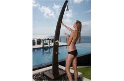 China Strong All Weather Brown Shower With PE Rattan , Steel frame supplier
