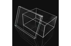 China Custom Printed Clear Acrylic Boxes Acrylic containers with Lid supplier