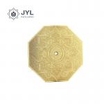 Etching Gold Foil Metal Sticker Labels Polygonal Stainless Steel for sale