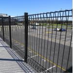 Roll Top Welded mesh fence panels Sport Metal Fence Brc Fence for sale