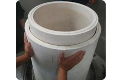 China ZrO2 Shield Zirconium Oxide Ceramics For Sapphire Crystal Growth By Kyropoulos Method supplier