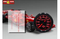 China 40 -140 ℃ Car Oil Temperature Gauge Circle Meter Single Pointer Single Function supplier