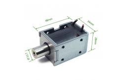 China DC24V Open Frame Push Pull Linear Solenoid For Bicycle Rental System supplier