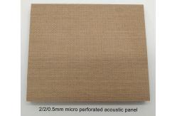 China Natural Oak Veneer Microperf Micro Perforated Acoustic Panel Customized supplier